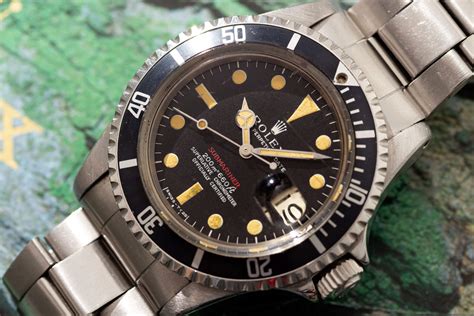 Vintage Rolex Red Submariner 1680 